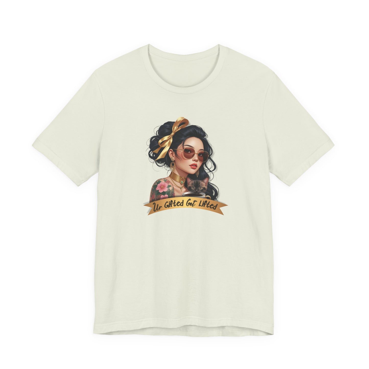 Gifted and Lifted Unisex Tee, Inspirational Quote Shirt, Unique Graphic T-Shirt, Cool Casual Wear, Gift for Her