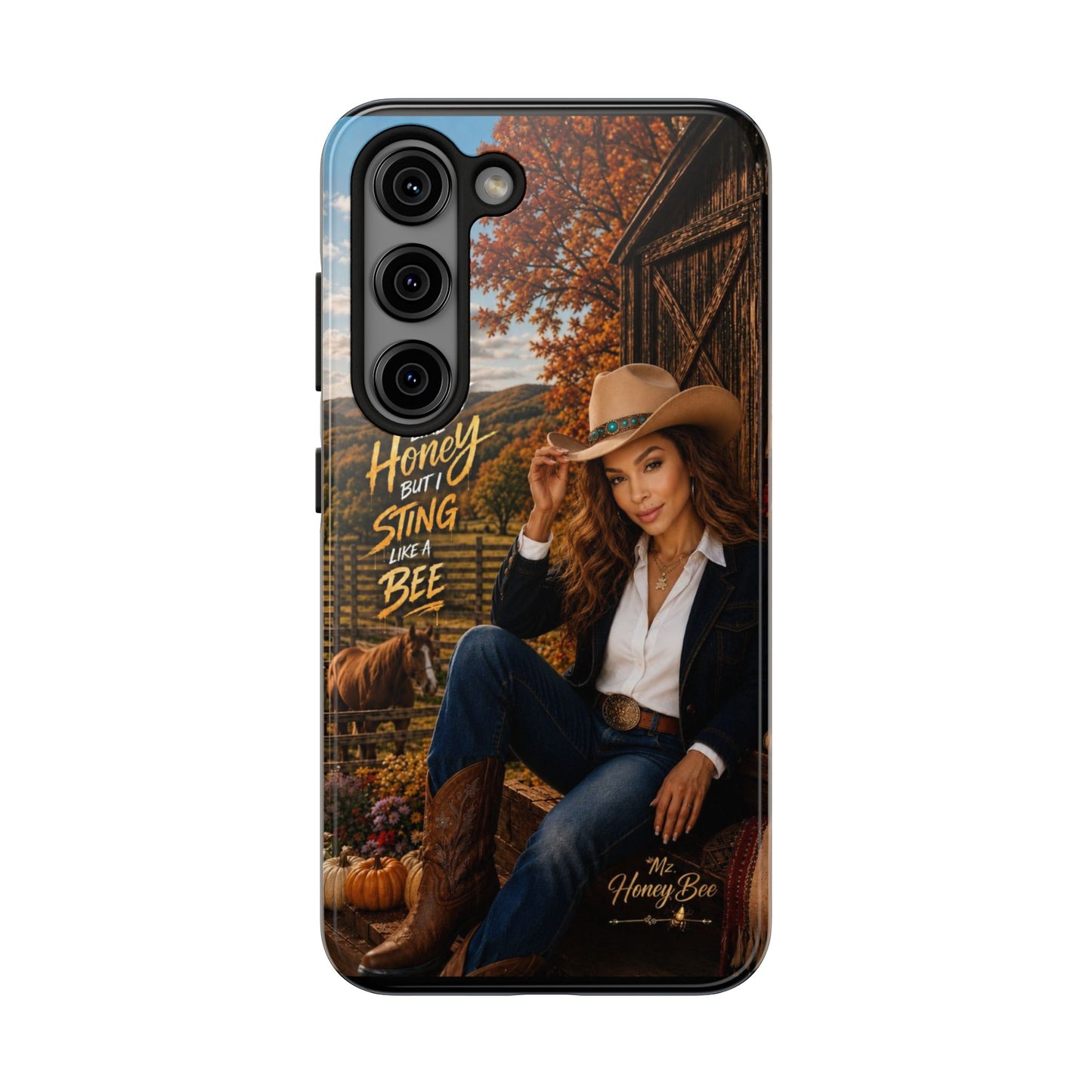 Cowgirl 'Sweet Like Honey But I Sting Like A Bee' Tough Phone Case