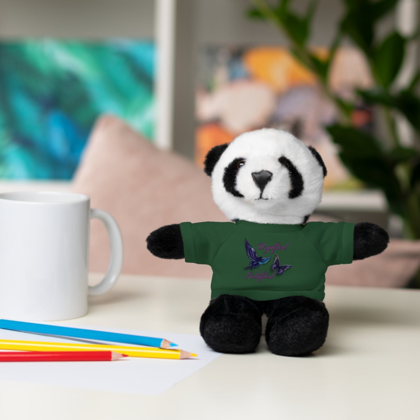 Adorable Stuffed Animal with Custom Tee