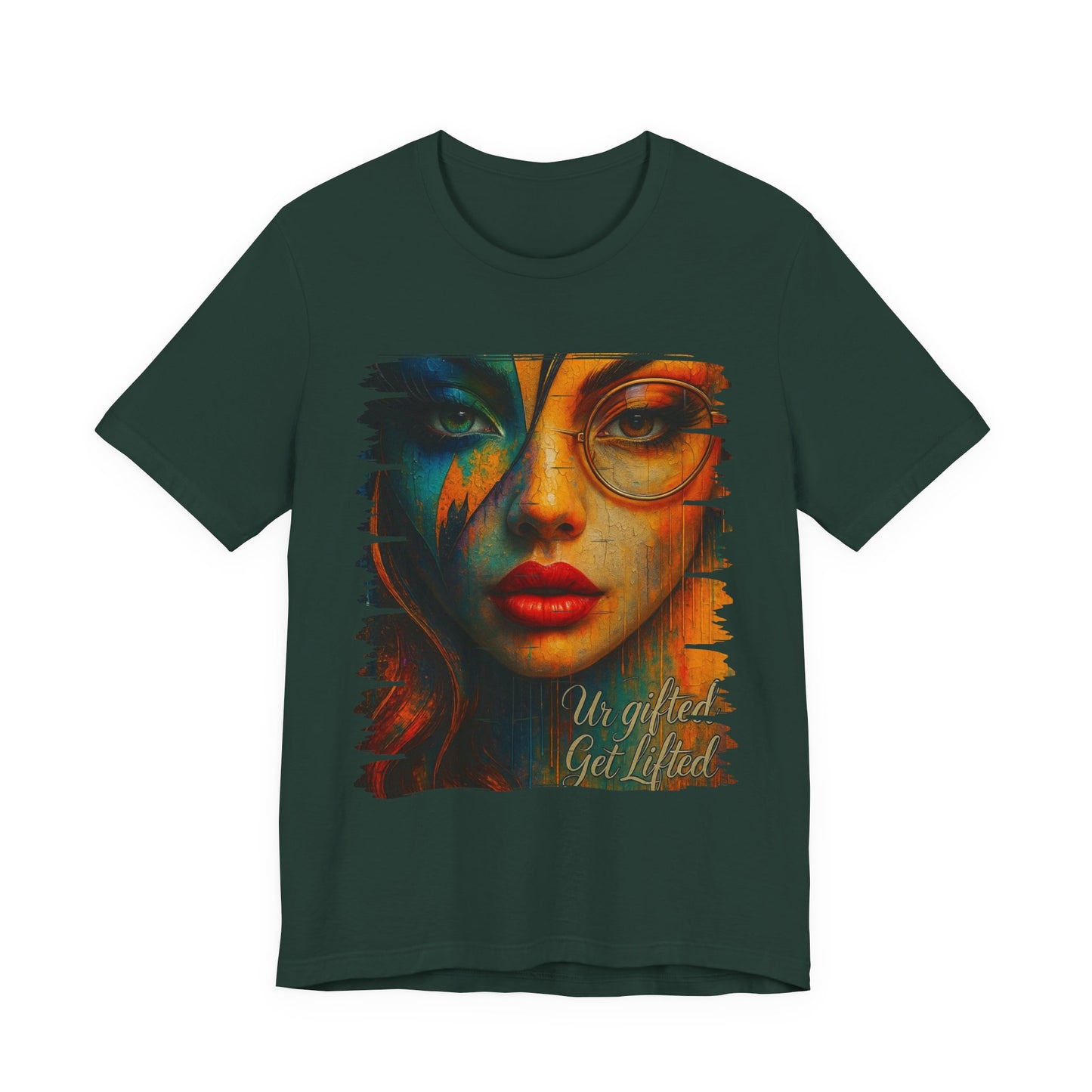 Vibrant Graphic Tee, Stylish Unisex T-Shirt, Artistic Short Sleeve Shirt, Trendy Casual Wear, Gift for Art Lovers, Unique Fashion Statement