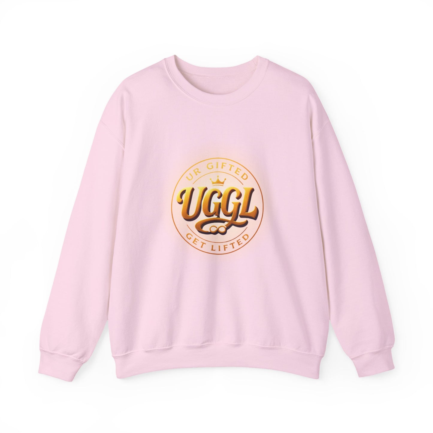 UGGL Get Lifted Sweatshirt, Unisex Crewneck for Comfort, Cozy Gift for Friends, Fashionable Layering Piece, Casual Everyday Wear