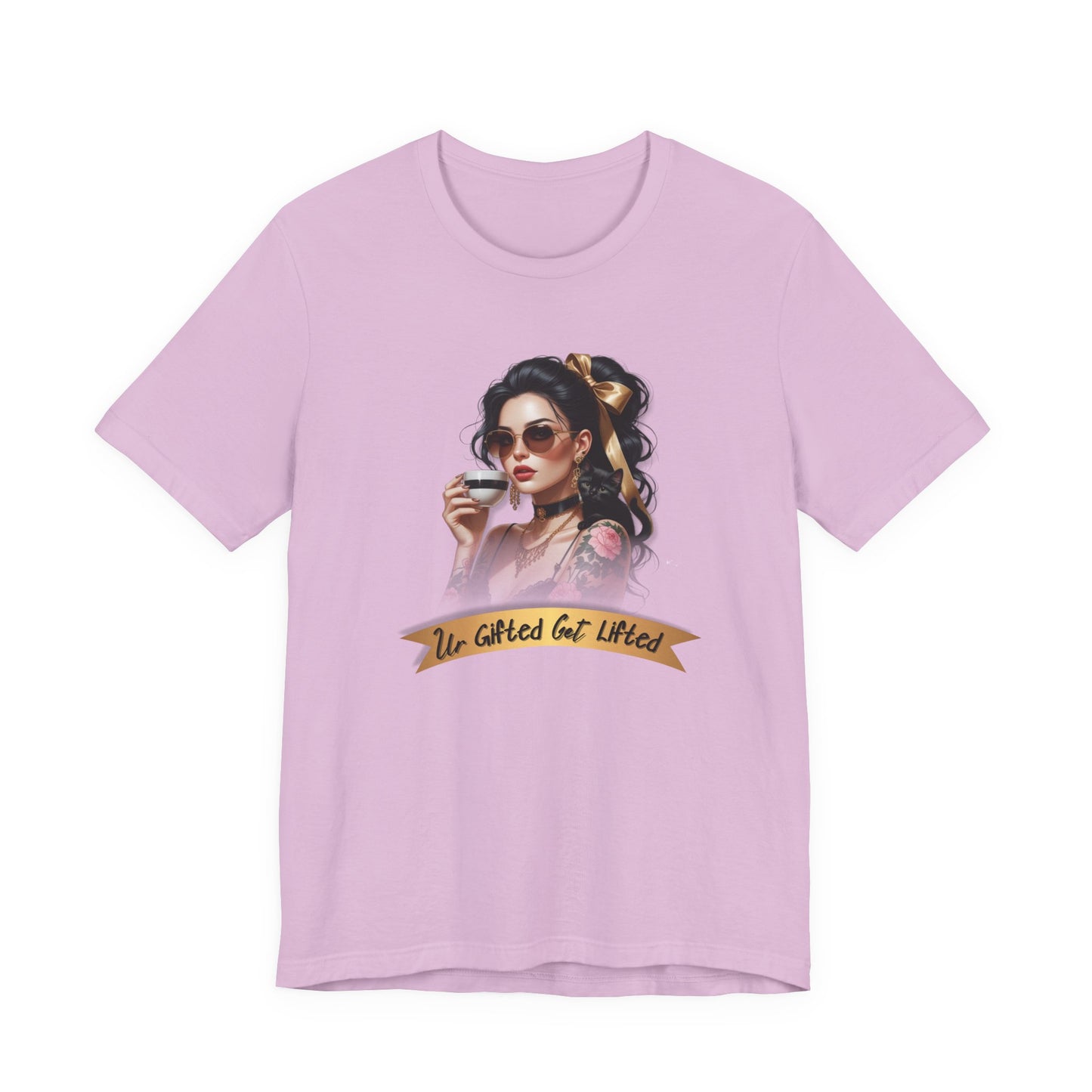 Gifted & Lifted Tee for Free Spirits, Unisex Jersey Shirt, Fun Tee for Everyday Wear, Cool Graphic Tee, Gift for Friends