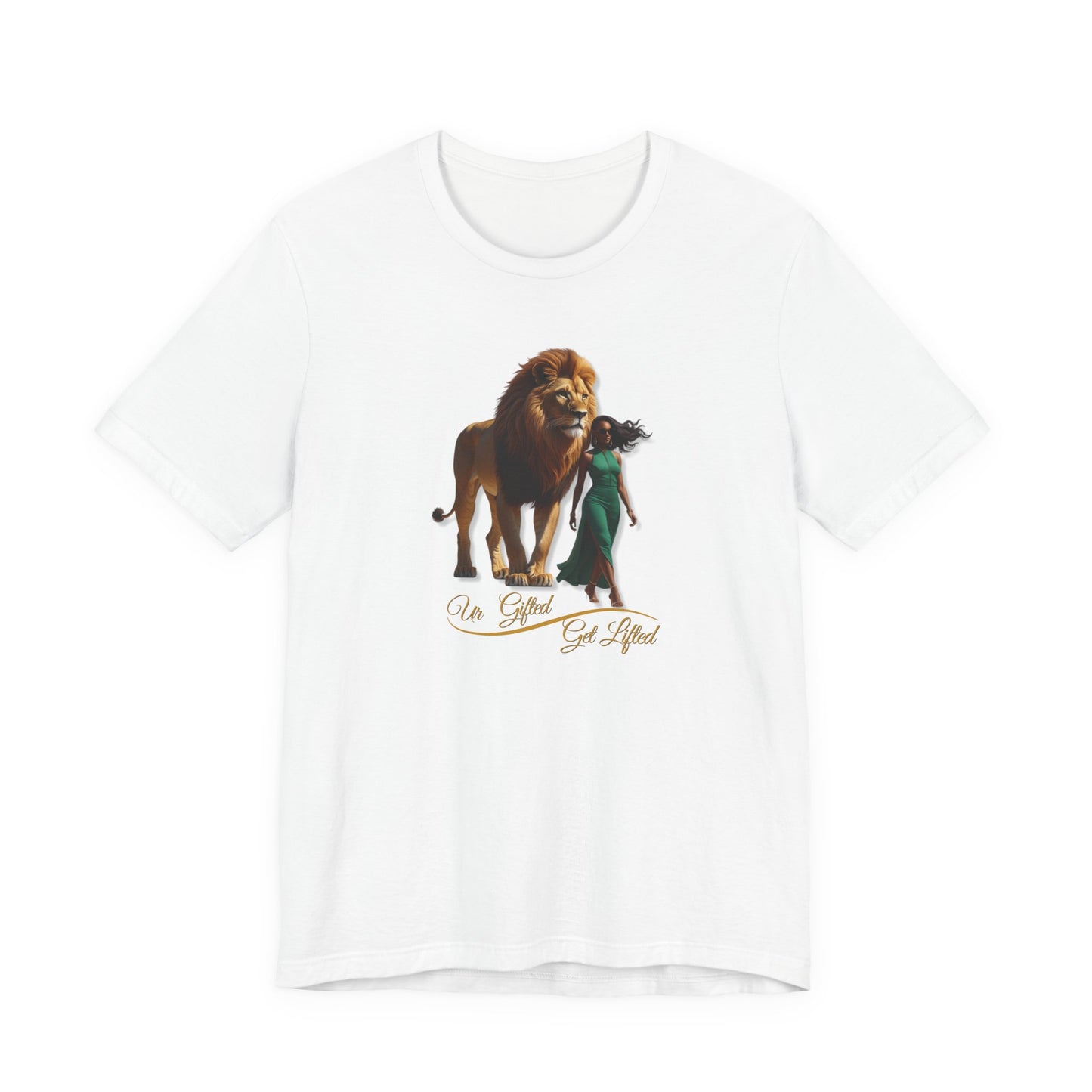 Whimsical Lion & Girl Tee - Perfect for Kids, Animal Lovers, Birthdays, Gifts, Family Gatherings