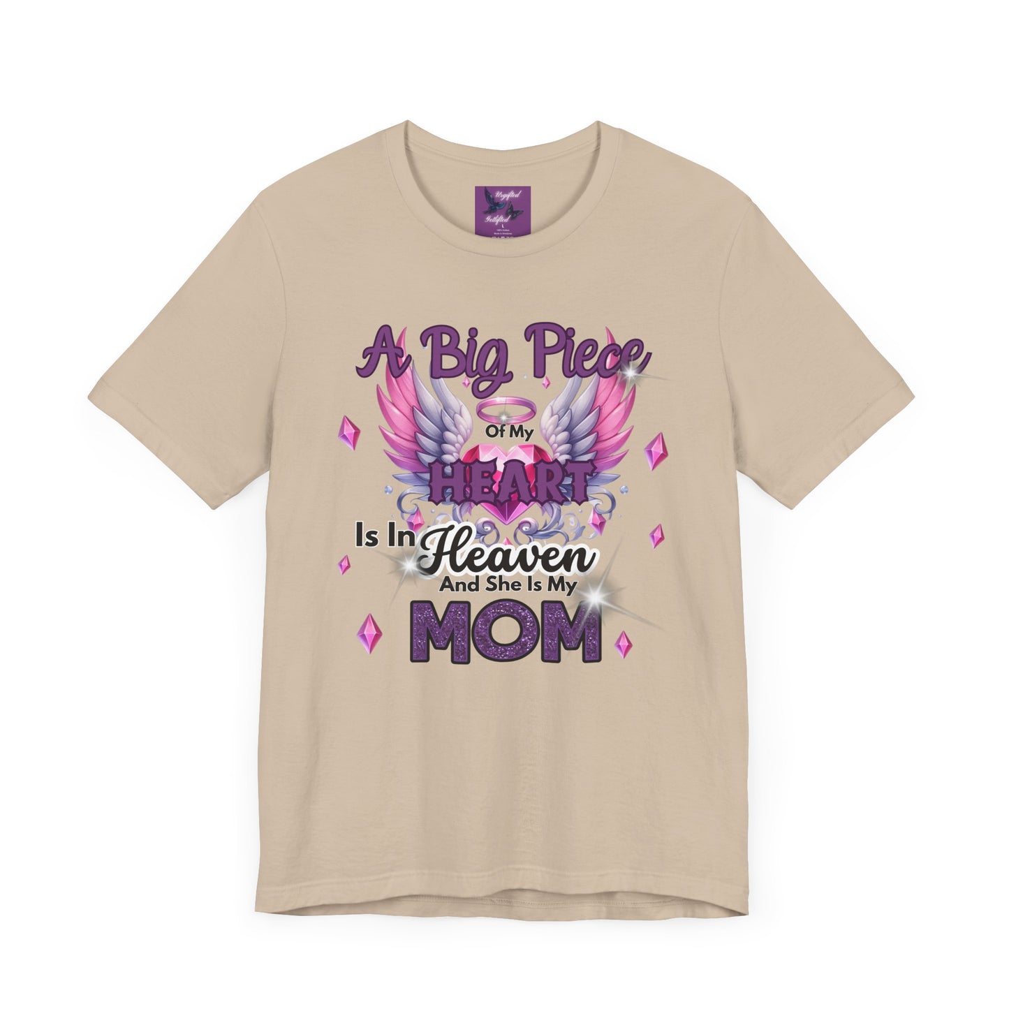 Memorial Heart Mom Tee - Short Sleeve T-Shirt