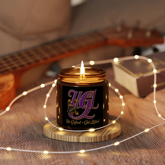 Ur Gifted Get Lifted Scented Soy Candle - Un Original - Get Lifted, Aromatherapy Jar, Home Fragrance, Gift for Relaxation, Self-Care, Cozy Vibes