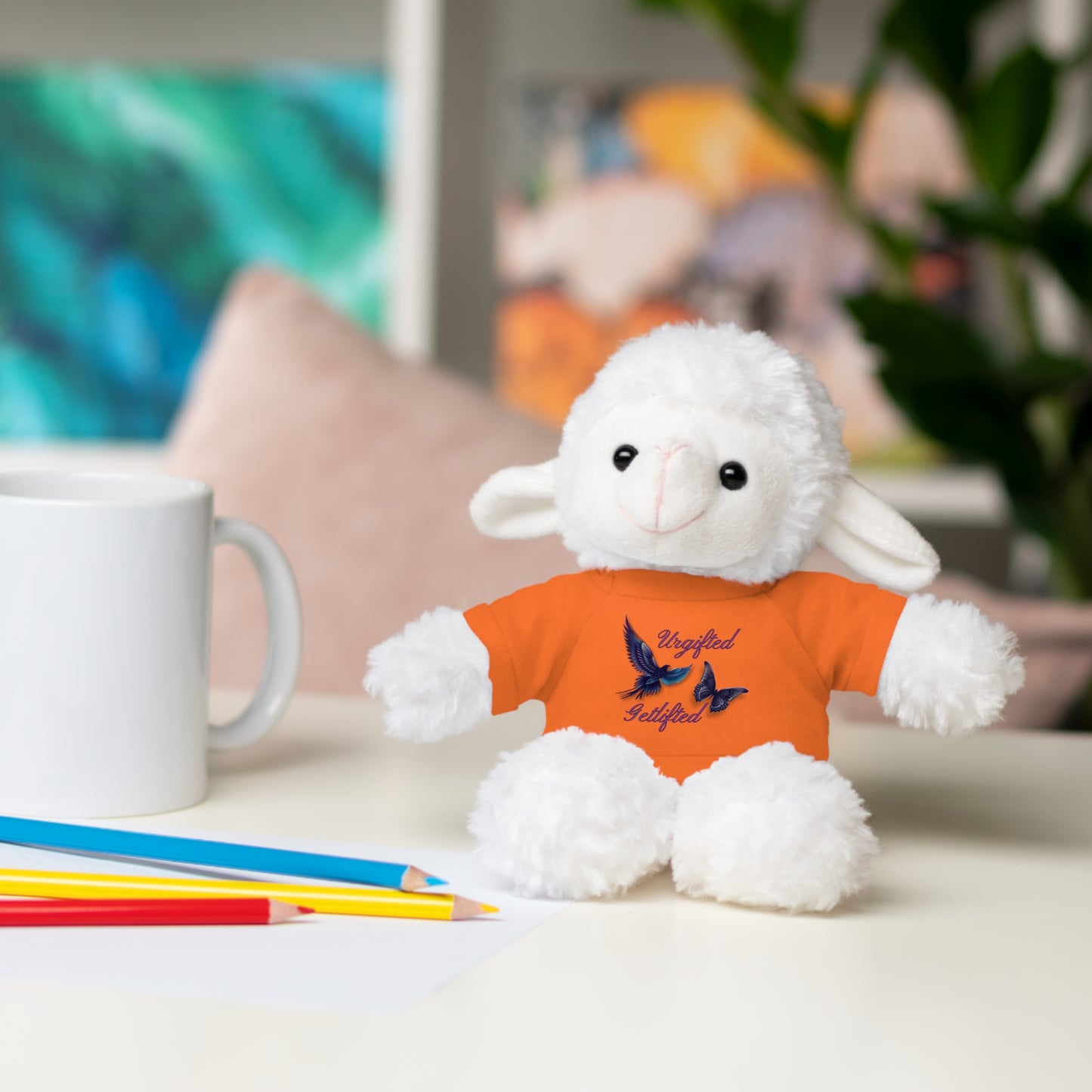 Adorable Stuffed Animal with Custom Tee