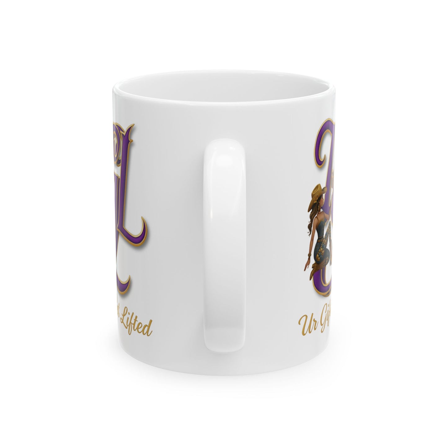 Ur Gifted Get Lifted Ceramic Mug, Inspirational Gift