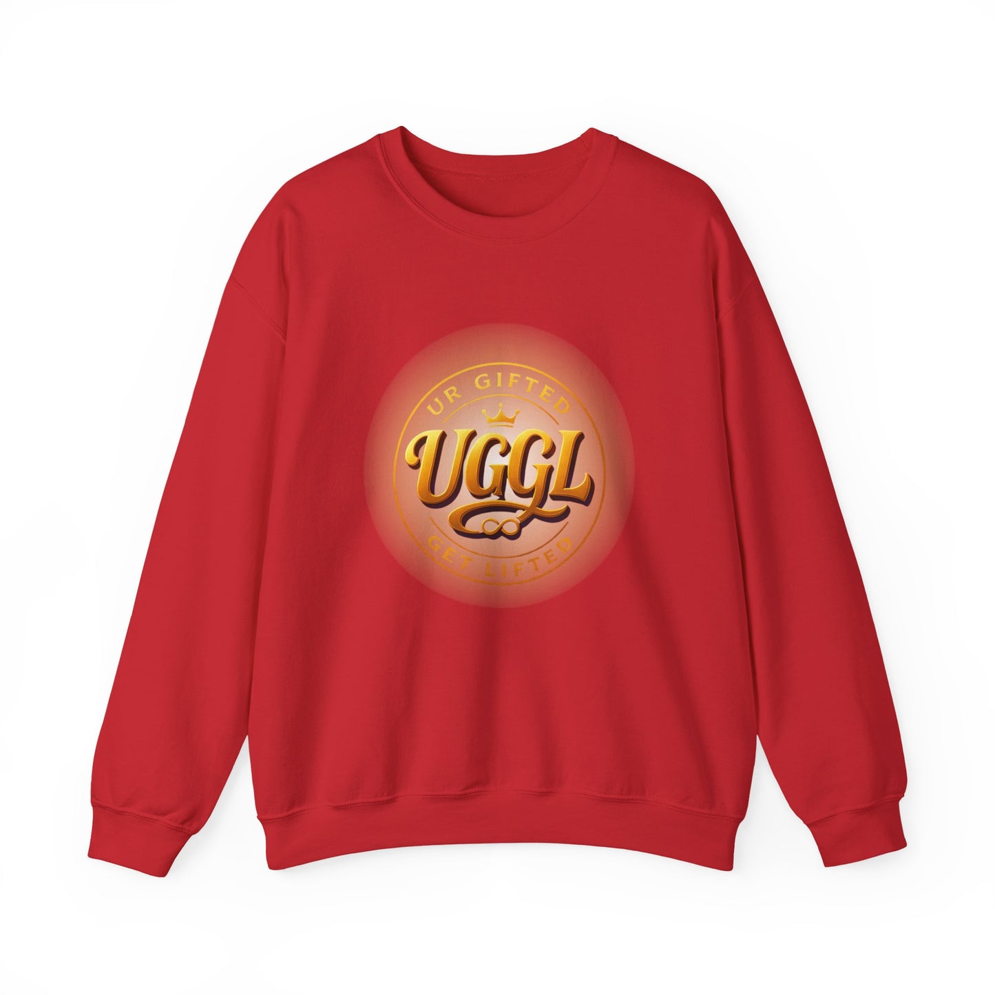 UGGL Get Lifted Sweatshirt, Unisex Crewneck for Comfort, Cozy Gift for Friends, Fashionable Layering Piece, Casual Everyday Wear