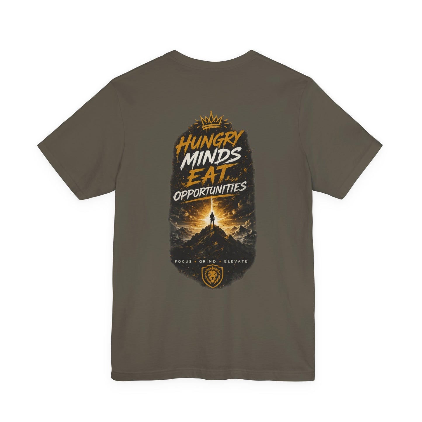 Eat Them Up! Lion Motivational Graphic Tee — "Success Is The Only Option"