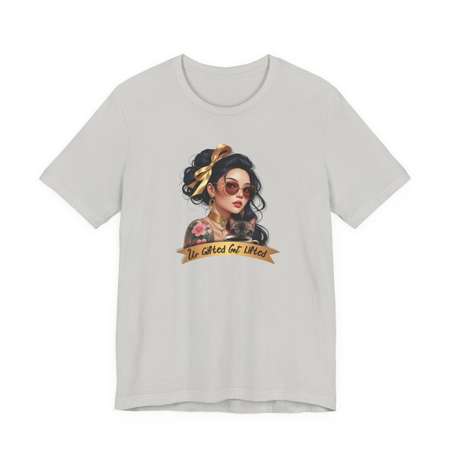 Gifted and Lifted Unisex Tee, Inspirational Quote Shirt, Unique Graphic T-Shirt, Cool Casual Wear, Gift for Her
