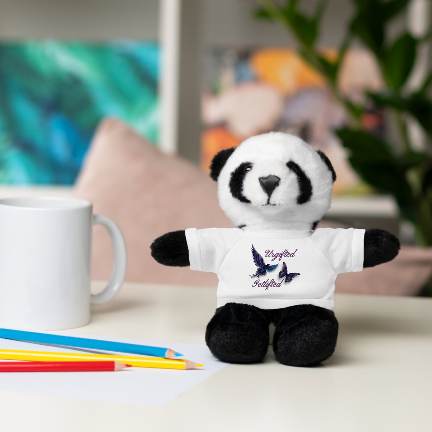 Adorable Stuffed Animal with Custom Tee