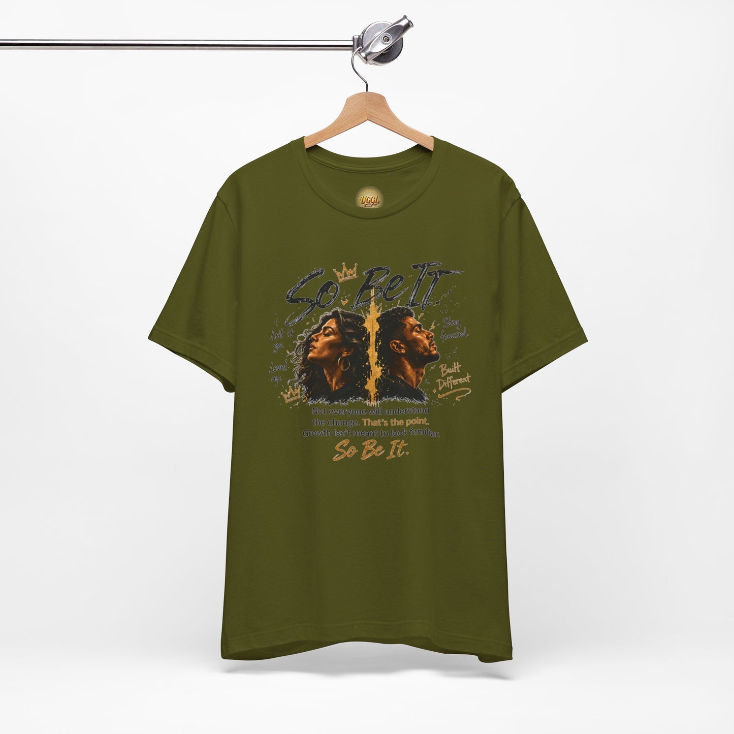 So Be It Graphic Tee — Empowerment Lion Print Inspirational T-Shirt