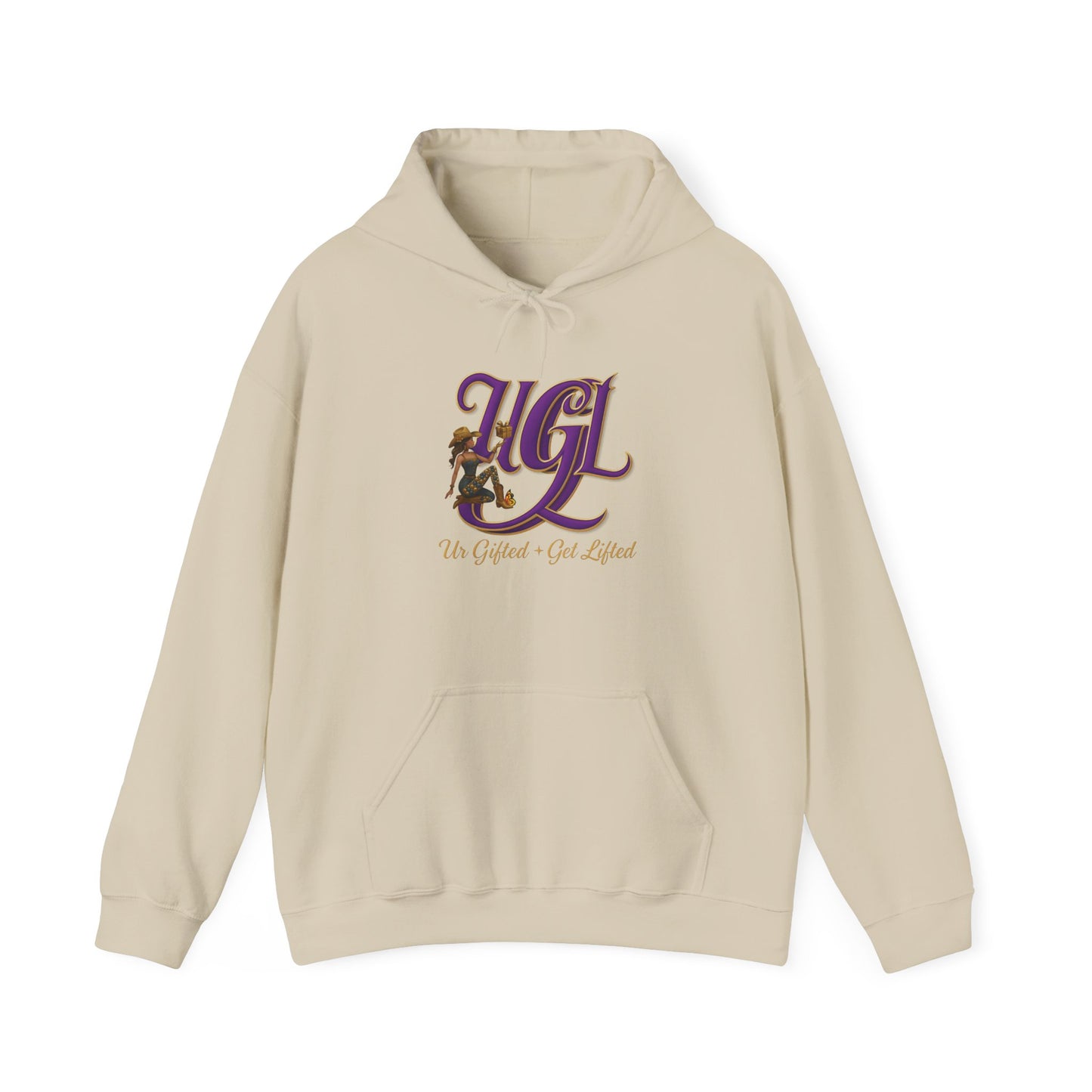 Ur Gifted Get Lifted Hoodie, Cozy Sweatshirt for All Seasons, Perfect for Gifting, Casual Wear, Streetwear