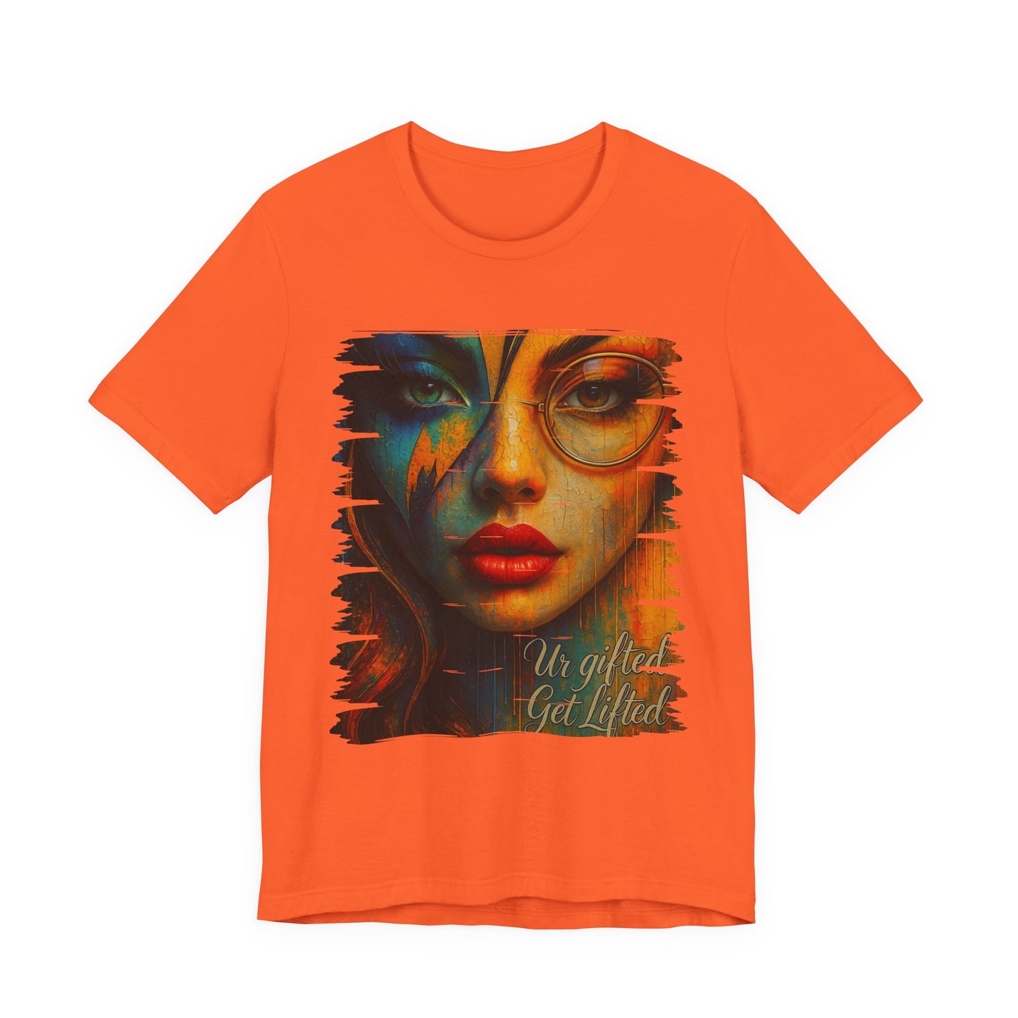 Vibrant Graphic Tee, Stylish Unisex T-Shirt, Artistic Short Sleeve Shirt, Trendy Casual Wear, Gift for Art Lovers, Unique Fashion Statement