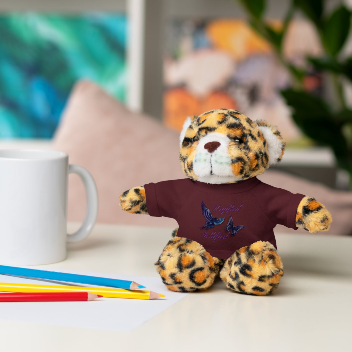 Adorable Stuffed Animal with Custom Tee