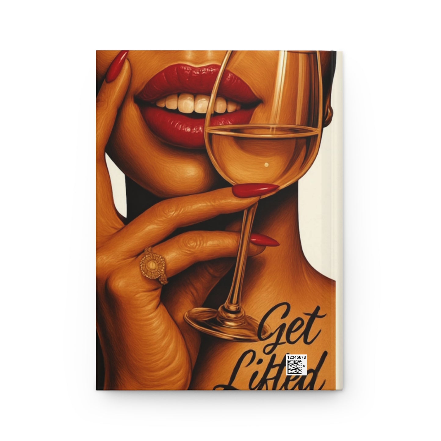 Stylish Hardcover Journal, Get Lifted Notebook, Inspirational Gift, Art Journal, Creative Writing Diary, Unique Stationery