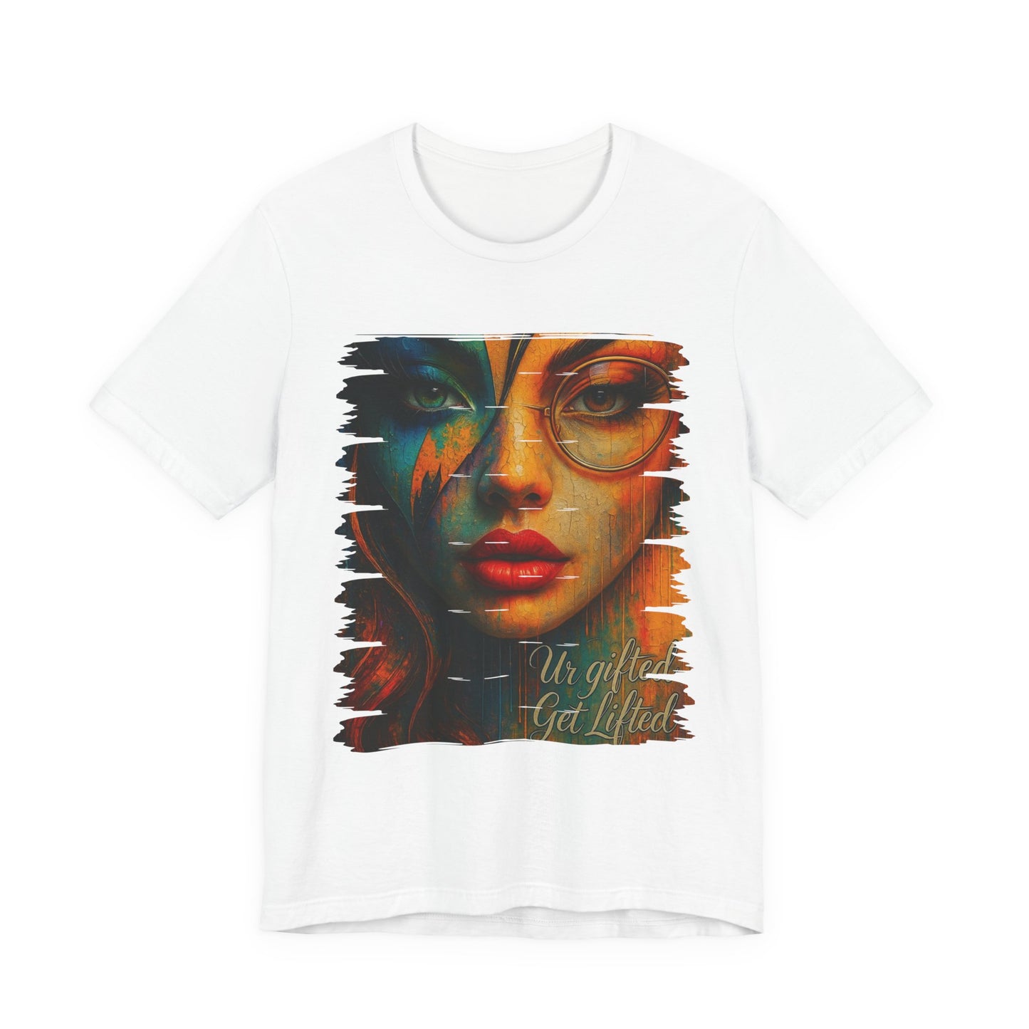 Vibrant Graphic Tee, Stylish Unisex T-Shirt, Artistic Short Sleeve Shirt, Trendy Casual Wear, Gift for Art Lovers, Unique Fashion Statement