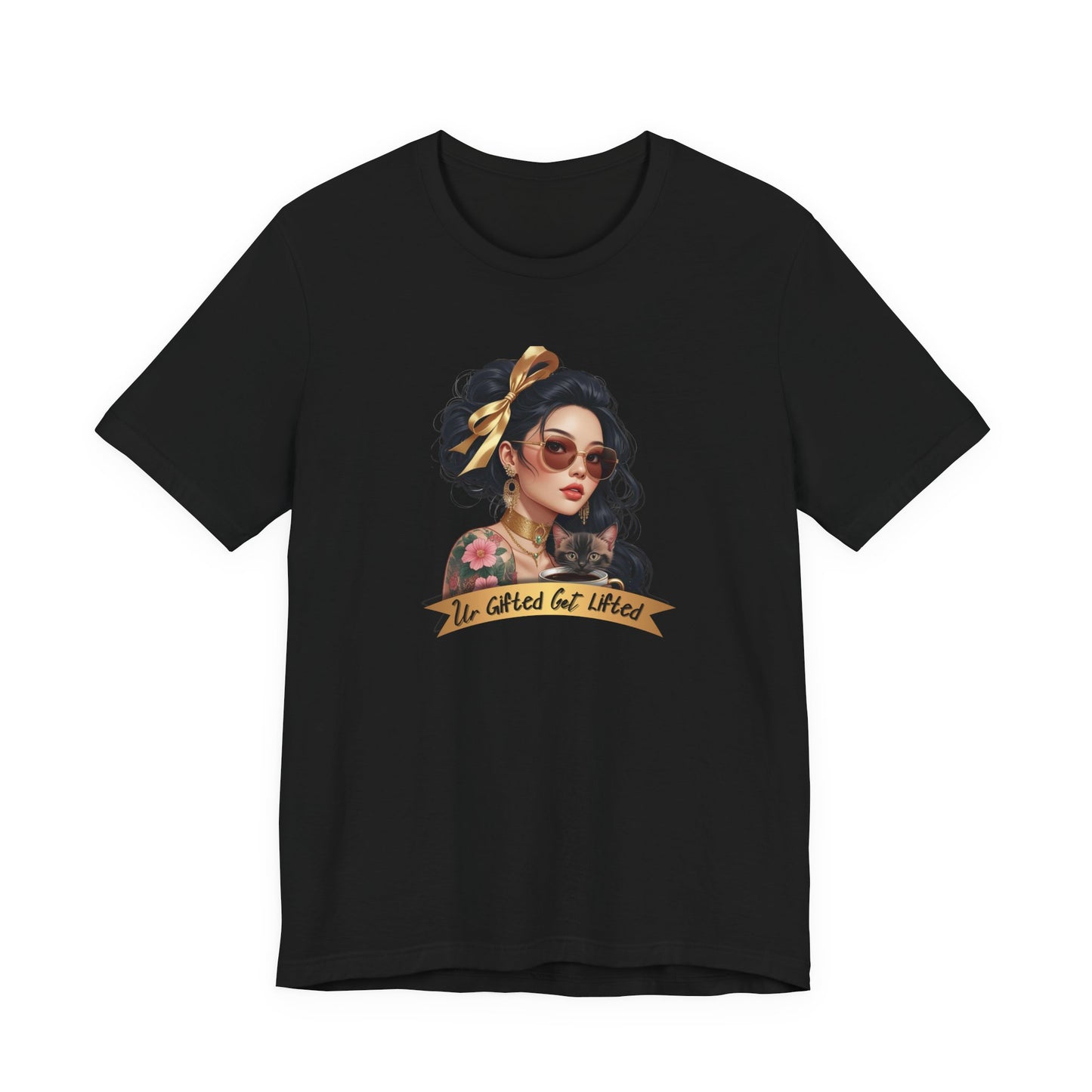 Gifted and Lifted Unisex Tee, Inspirational Quote Shirt, Unique Graphic T-Shirt, Cool Casual Wear, Gift for Her