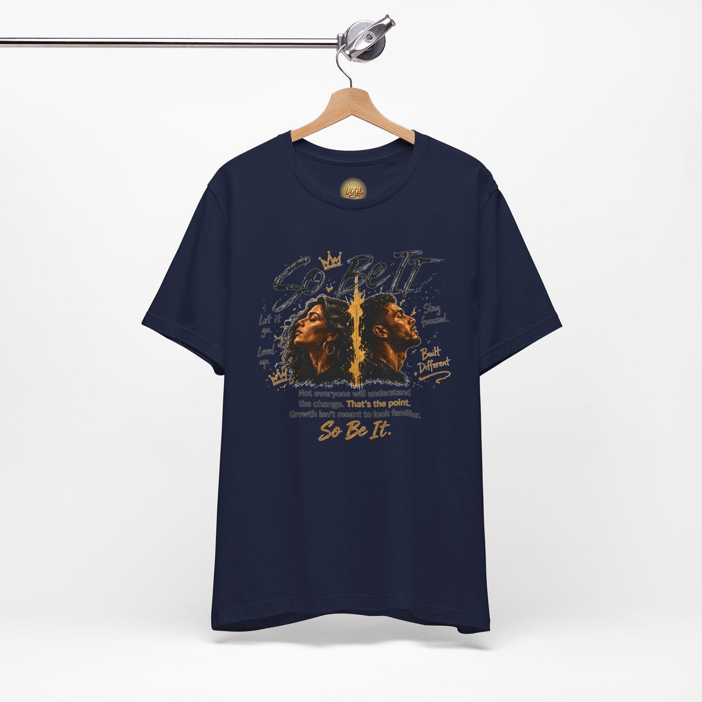 So Be It Graphic Tee — Empowerment Lion Print Inspirational T-Shirt