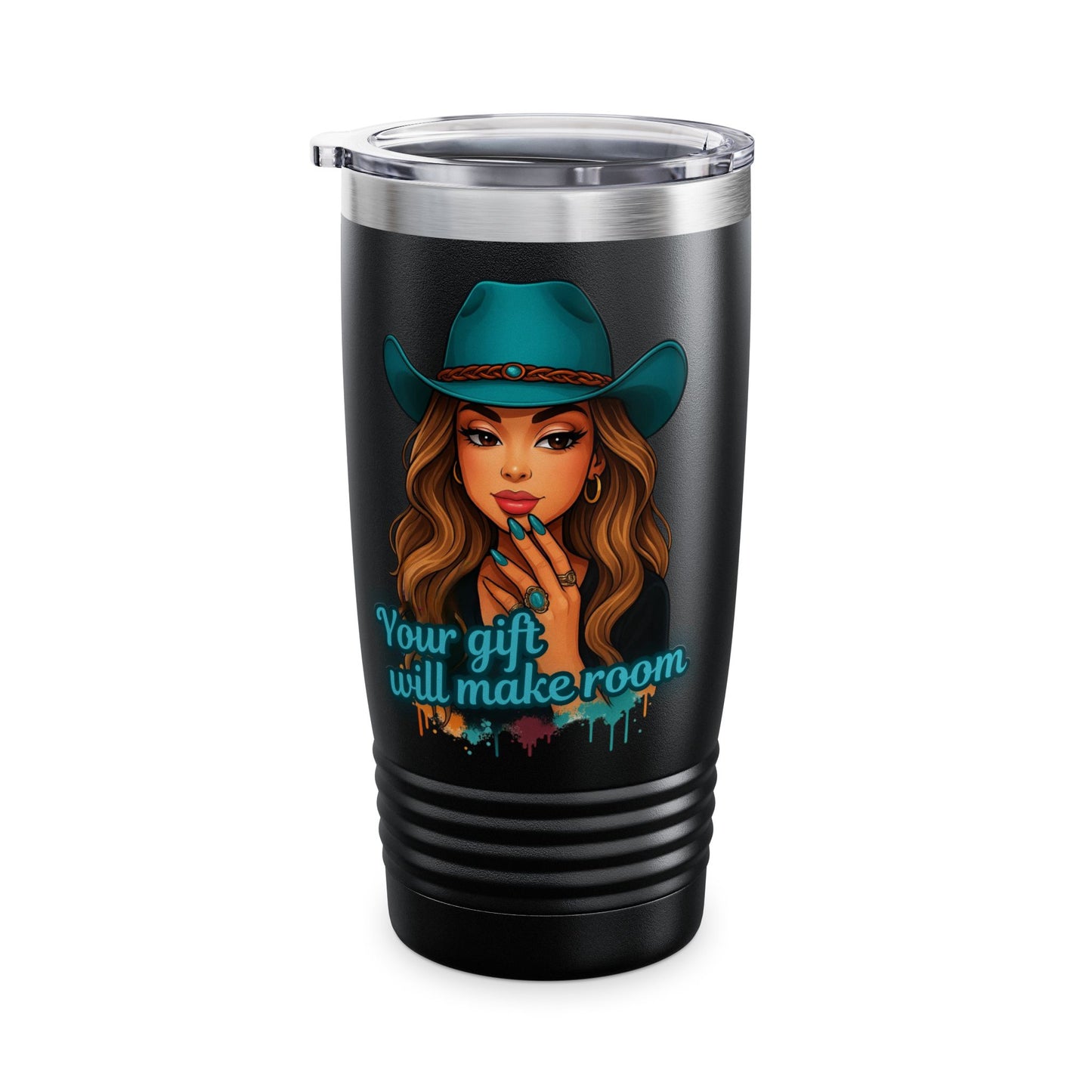Ringneck Tumbler - Stylish 20oz Travel Mug for Cowgirl Lovers, Perfect Gift, Outdoor Adventures, Coffee, Water, and Beverage Companion