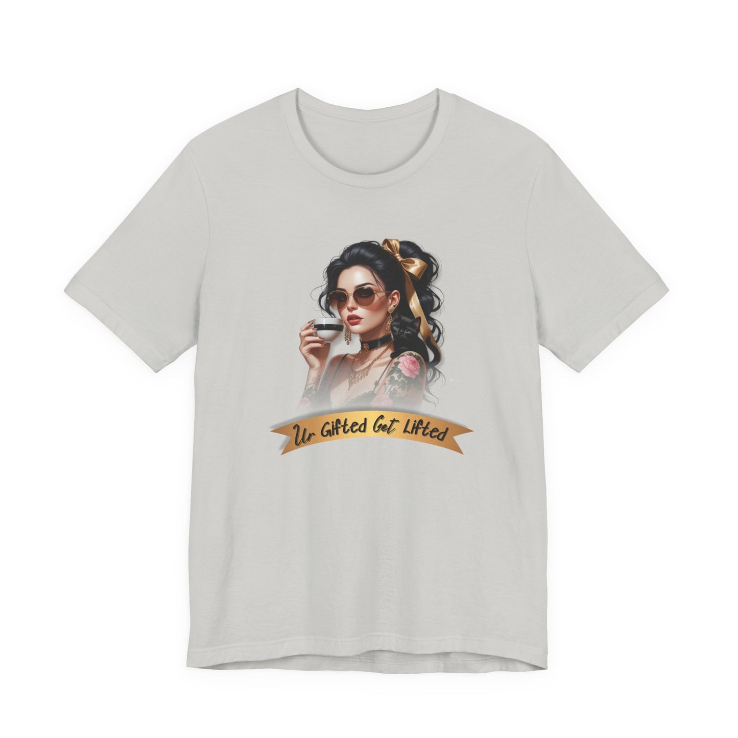 Gifted & Lifted Tee for Free Spirits, Unisex Jersey Shirt, Fun Tee for Everyday Wear, Cool Graphic Tee, Gift for Friends