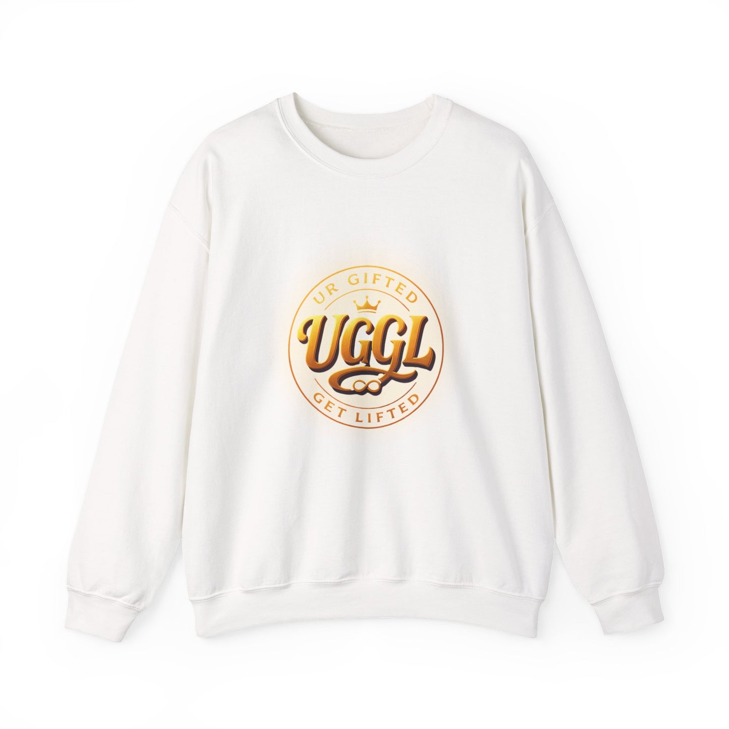 UGGL Get Lifted Sweatshirt, Unisex Crewneck for Comfort, Cozy Gift for Friends, Fashionable Layering Piece, Casual Everyday Wear