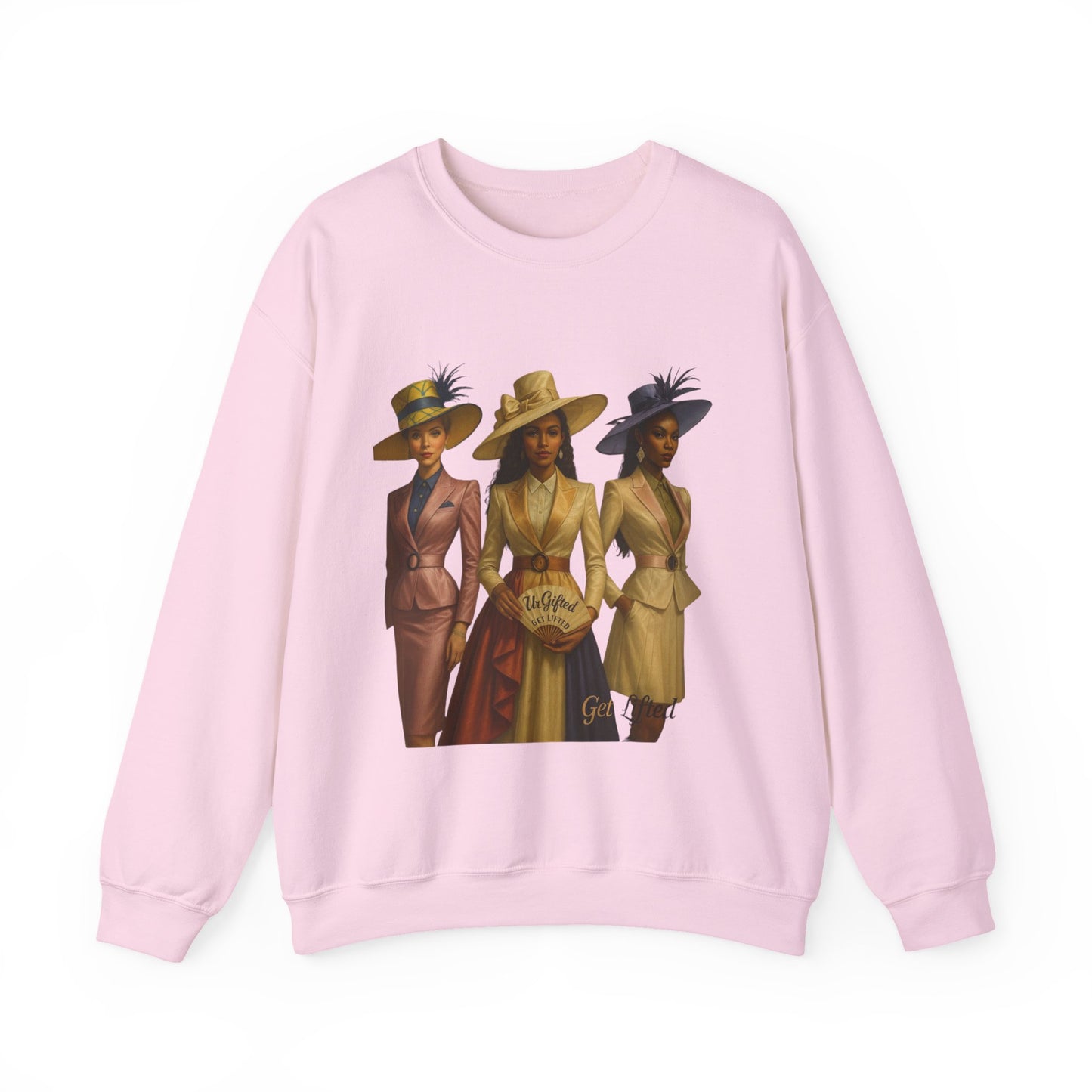 Elegant Women's Crewneck Sweatshirt, Stylish Gift for Fashion Lovers, Cozy Sweatshirt for Special Occasions, Trendy Apparel for Celebrations