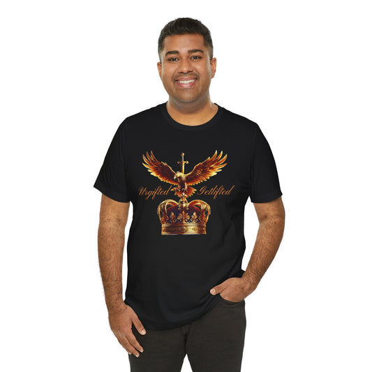 Crowned Eagle Graphic Tee | Unisex Jersey Short Sleeve T-Shirt