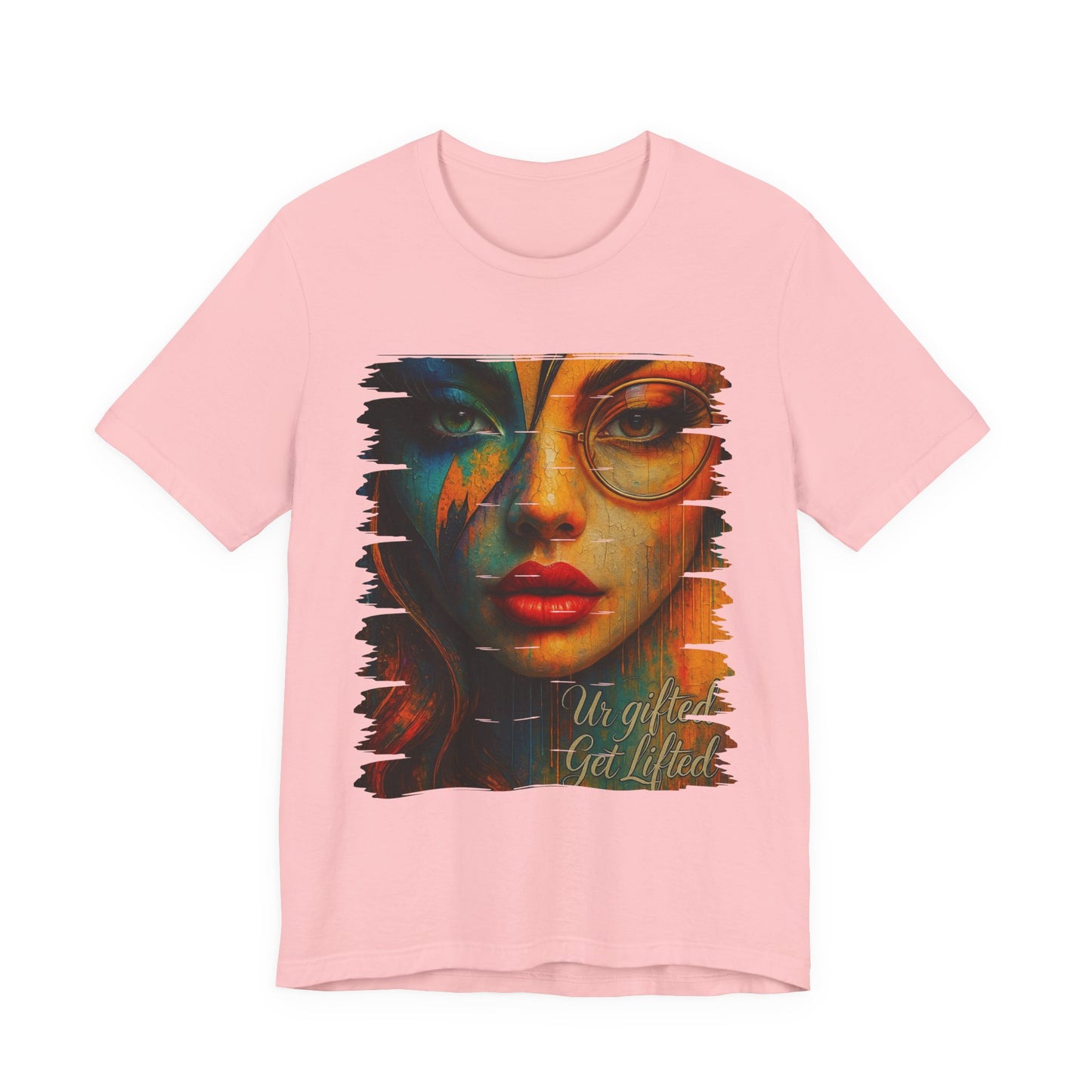 Vibrant Graphic Tee, Stylish Unisex T-Shirt, Artistic Short Sleeve Shirt, Trendy Casual Wear, Gift for Art Lovers, Unique Fashion Statement