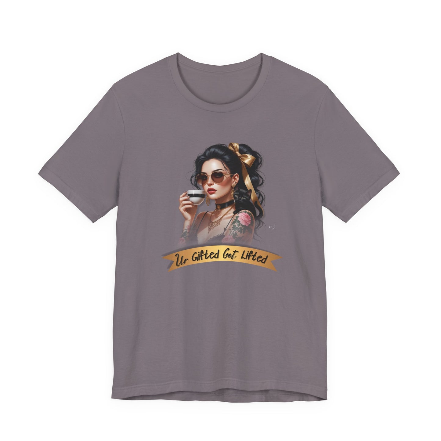 Gifted & Lifted Tee for Free Spirits, Unisex Jersey Shirt, Fun Tee for Everyday Wear, Cool Graphic Tee, Gift for Friends