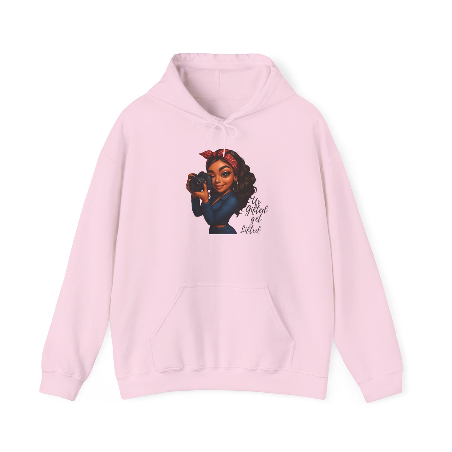 Empowering Graphic Hoodie – 'Girl Get Lifted', Unisex Sweatshirt, Motivational Gift, Casual Wear, Fitness, Stylish Apparel