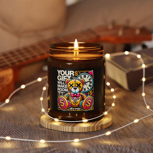Vibrant Scented Soy Candle - Unique Gift for Any Occasion, Home Decor, Relaxation, Aromatherapy, Amber Jar