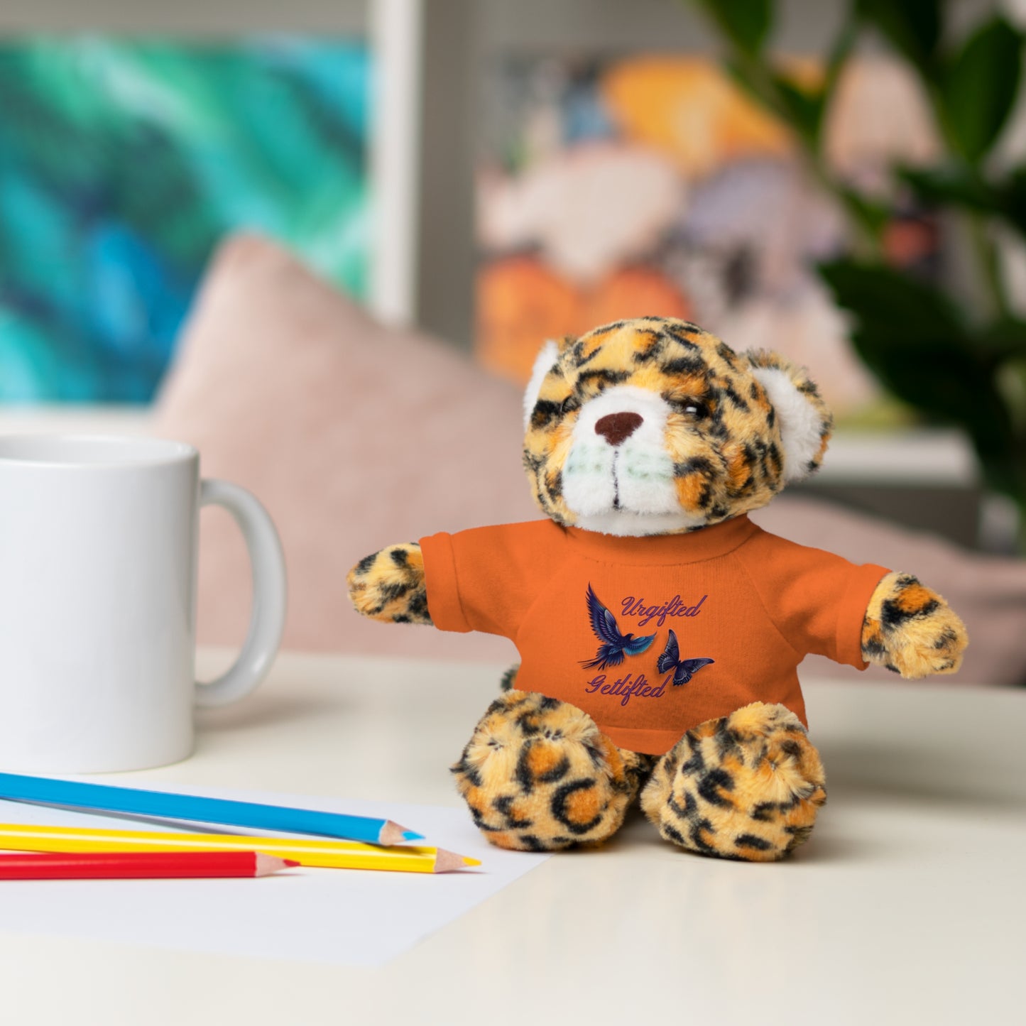 Adorable Stuffed Animal with Custom Tee