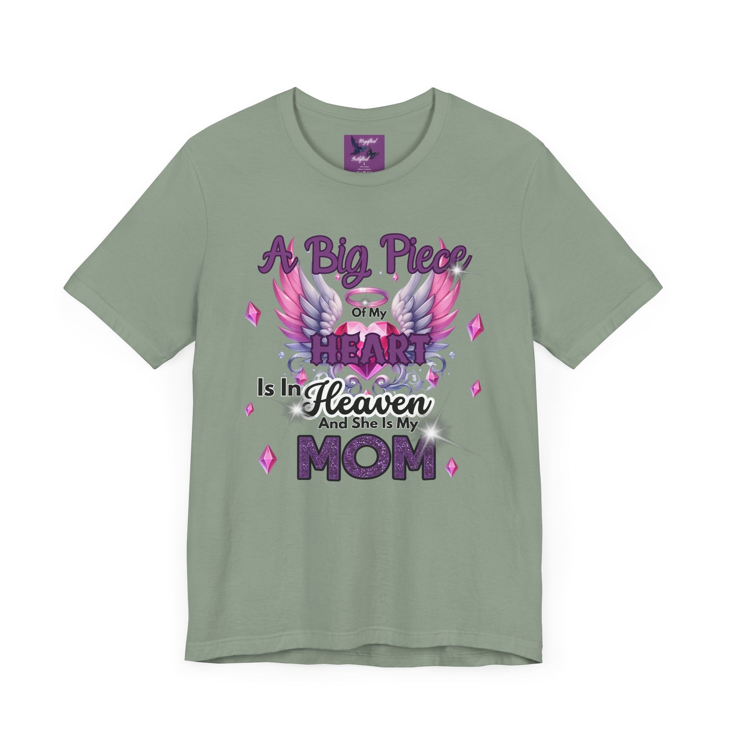 Memorial Heart Mom Tee - Short Sleeve T-Shirt
