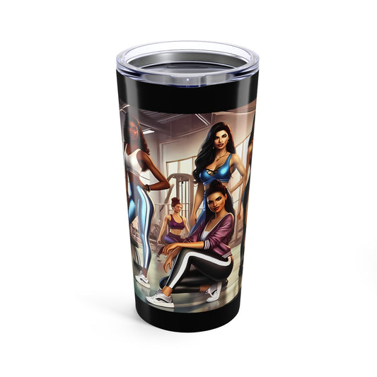 Empowering Fitness Tumbler 20oz - Stylish Workout Drinkware for Gym Lovers