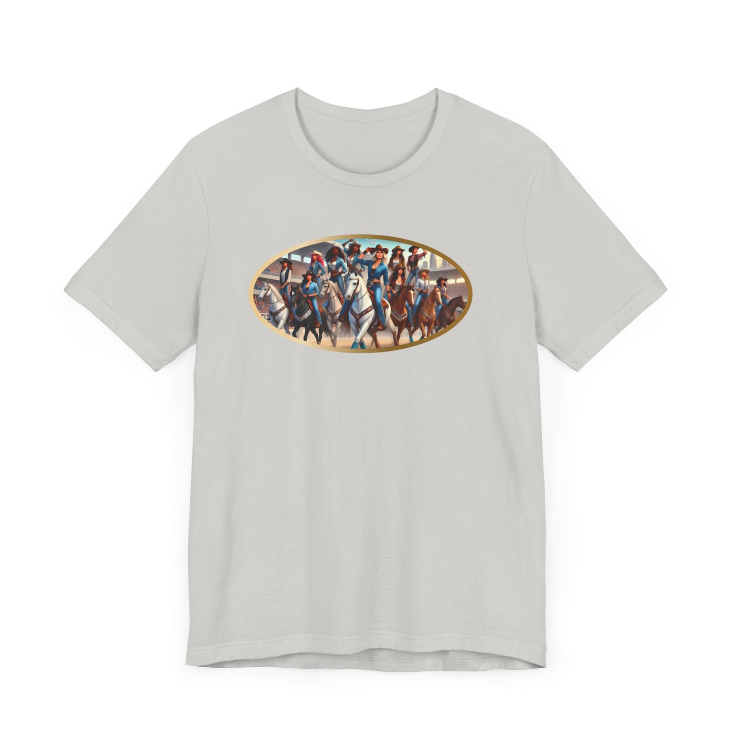 Vintage Equestrian Art Unisex Jersey Tee