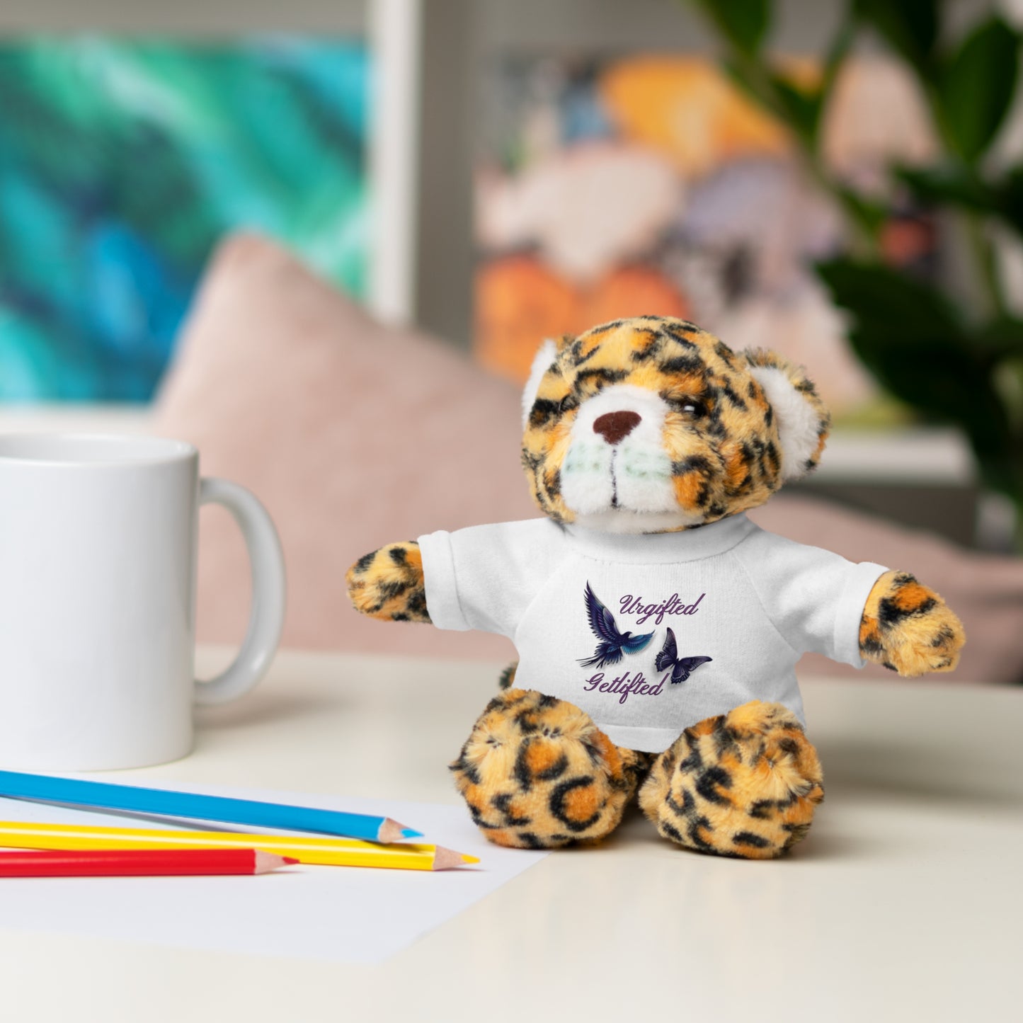 Adorable Stuffed Animal with Custom Tee