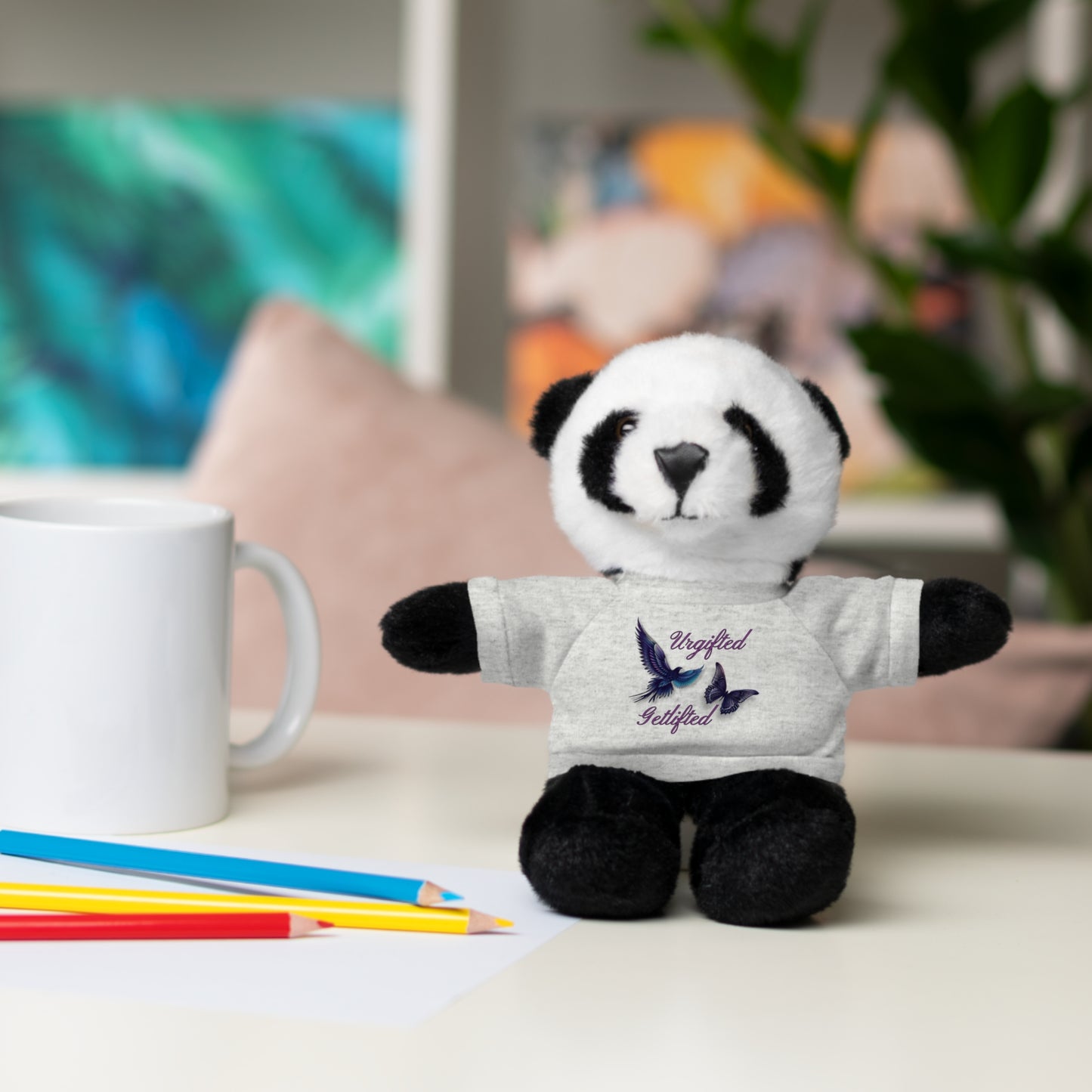 Adorable Stuffed Animal with Custom Tee