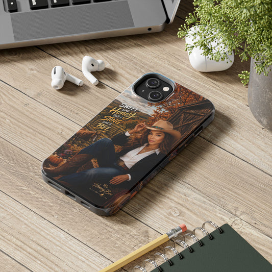 Cowgirl 'Sweet Like Honey But I Sting Like A Bee' Tough Phone Case
