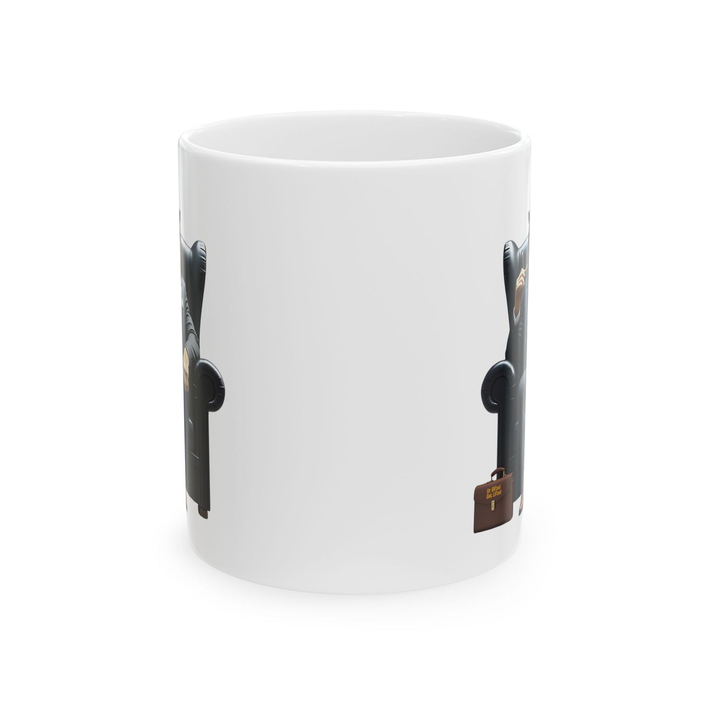 Cozy Ceramic Mug, Cute Coffee Cup, Gift for Cat Lovers, Fun Home Decor, Ideal for Birthdays, Holidays, Office Use