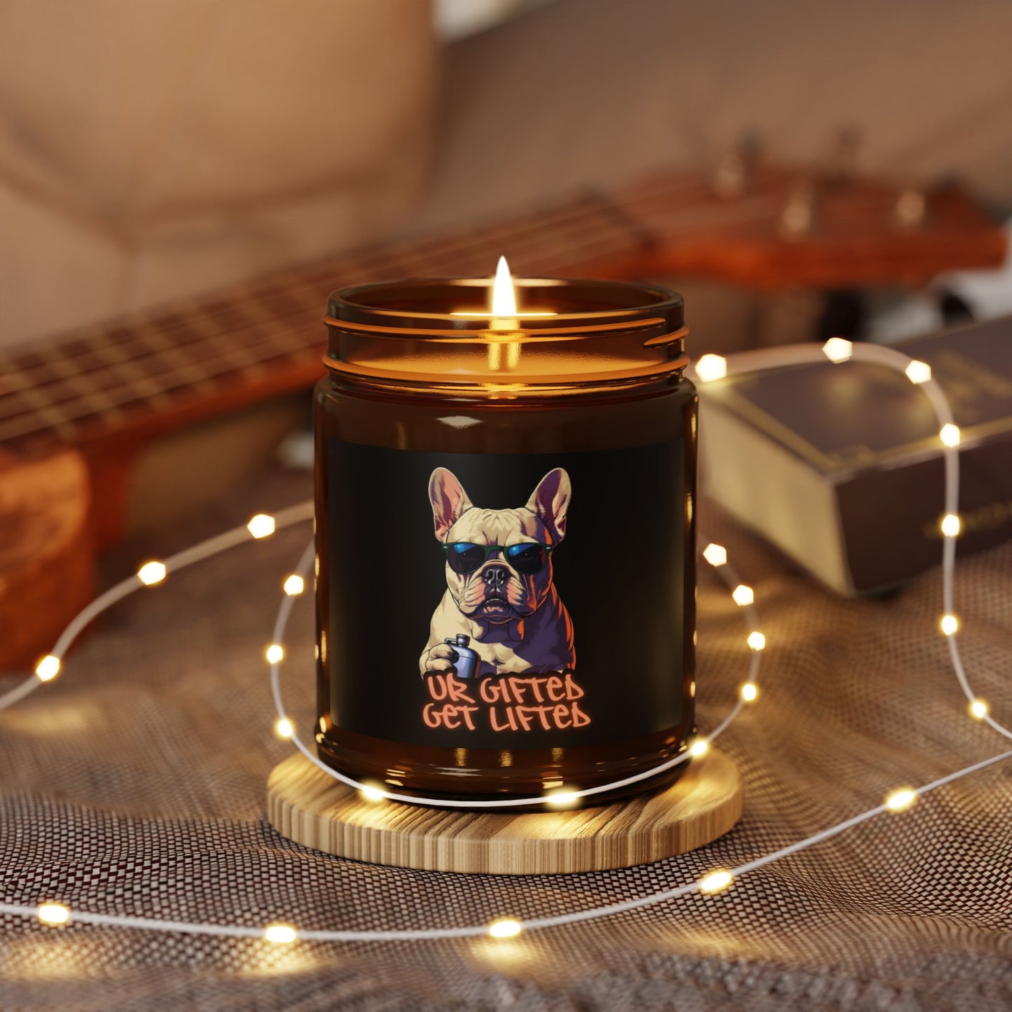 Cool Dog Scented Candle, Pet Lover Gift, Home Decor, Relaxing Aromatherapy, Unique Gift for Birthdays, Dog Owners