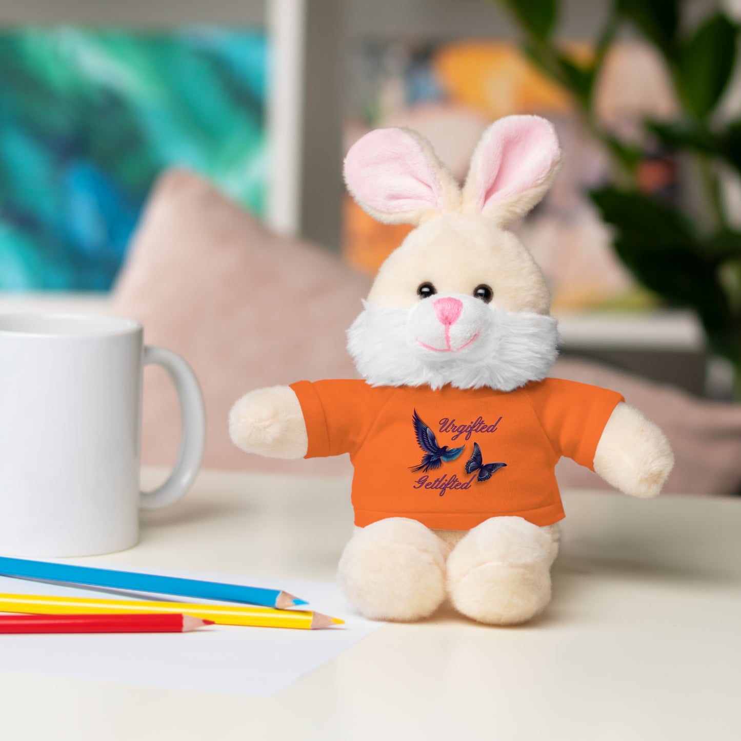 Adorable Stuffed Animal with Custom Tee