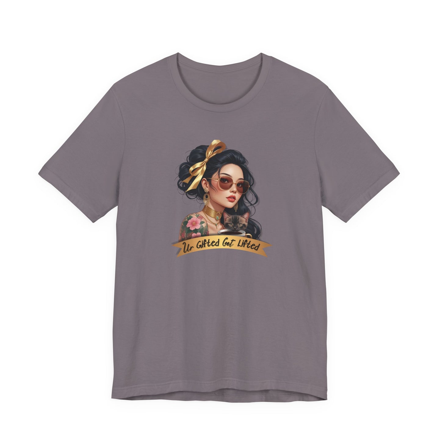Gifted and Lifted Unisex Tee, Inspirational Quote Shirt, Unique Graphic T-Shirt, Cool Casual Wear, Gift for Her