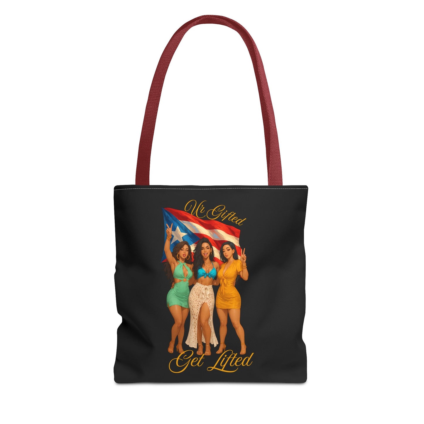 Vibrant Puerto Rican Tote Bag | Fun, Stylish, and Practical for Every Occasion, Gifts for Friends, Festival Accessories, Beach Carry-All