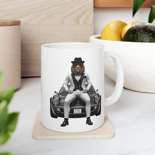 Vintage Car Ceramic Mug | Cool Auto Lover Gift, Classic Car Mug, Unique Car Enthusiast Gift, Coffee or Tea Mug, 11oz & 15oz