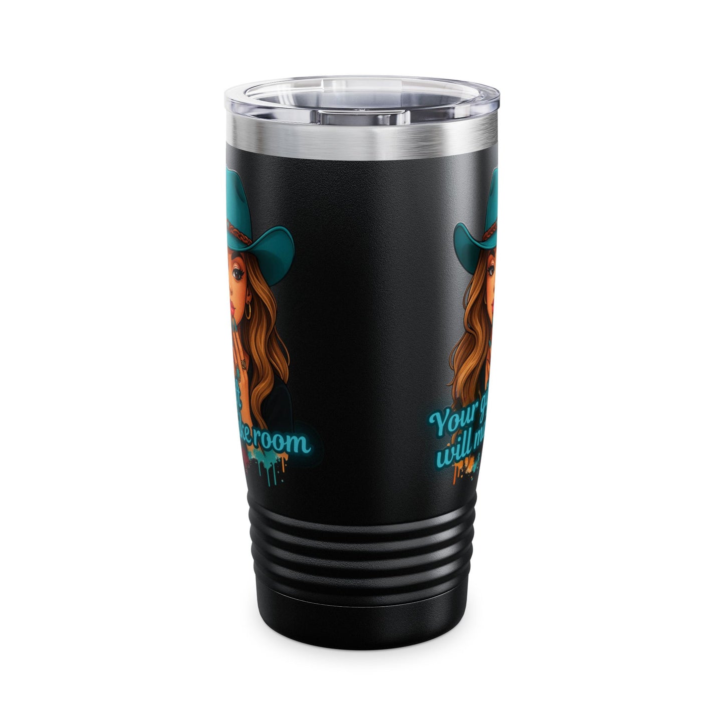 Ringneck Tumbler - Stylish 20oz Travel Mug for Cowgirl Lovers, Perfect Gift, Outdoor Adventures, Coffee, Water, and Beverage Companion