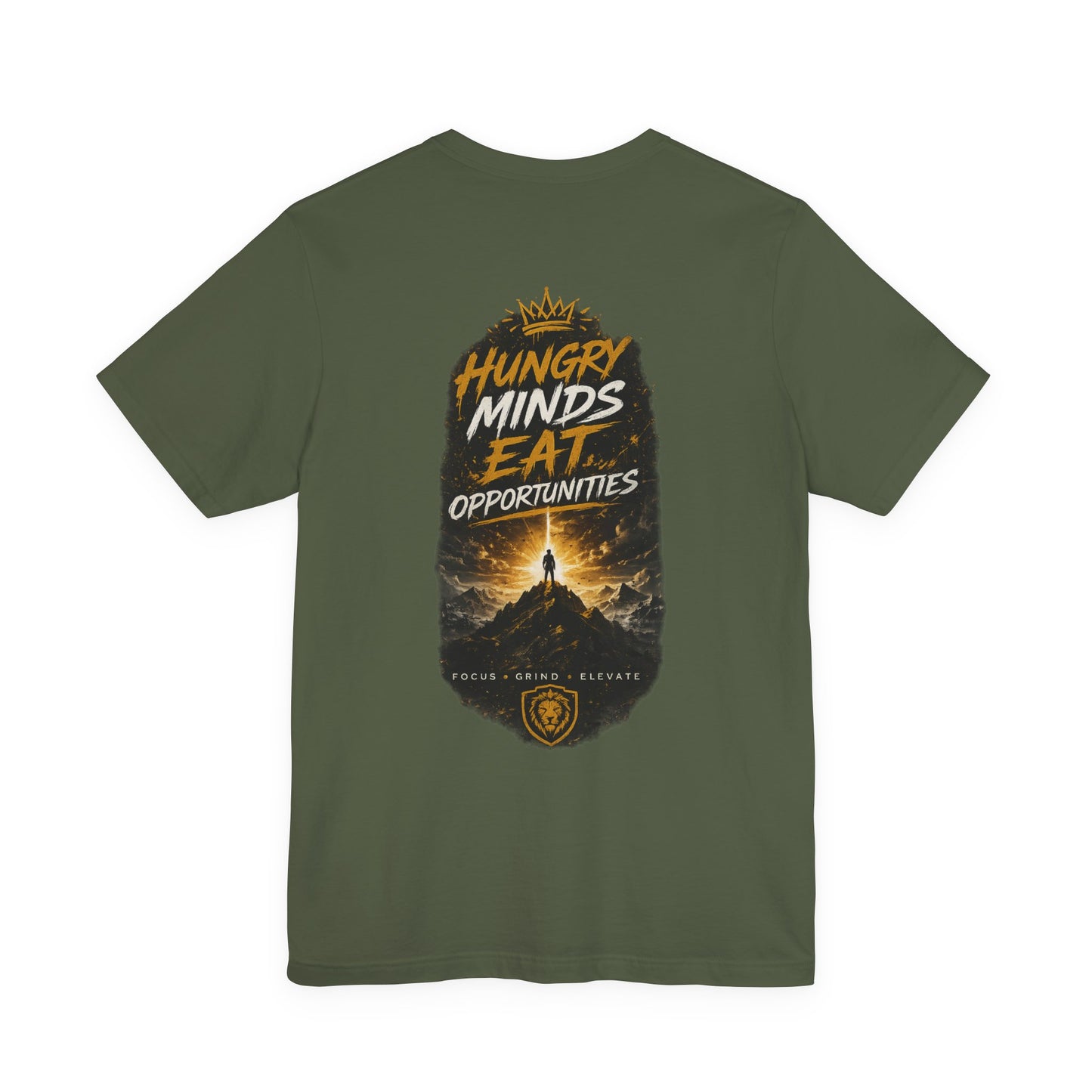 Eat Them Up! Lion Motivational Graphic Tee — "Success Is The Only Option"
