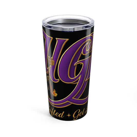 Ur Gifted Get Lifted Tumbler - 20oz Insulated Drinkware, Gift for Veterans, Outdoor Adventures, American Pride, Eagle Lover Gift