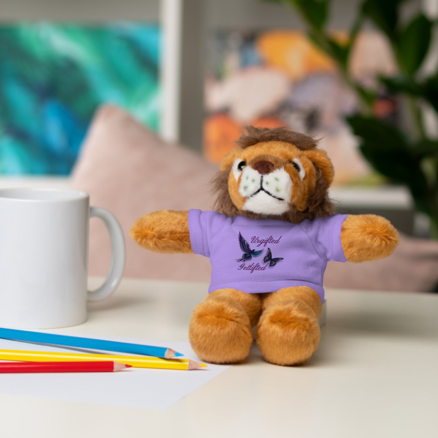 Adorable Stuffed Animal with Custom Tee