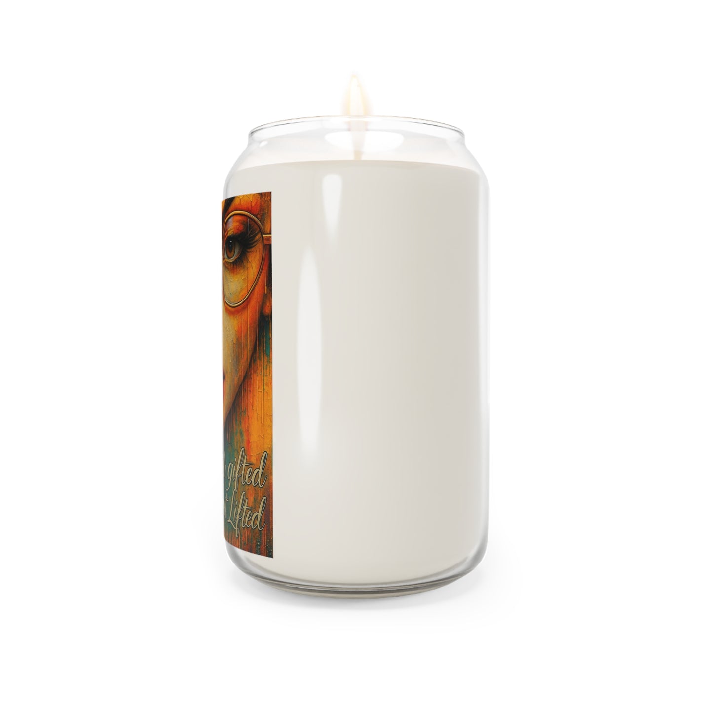 Scented Soy Candle with Inspirational Design, Aromatherapy Gift, Relaxation Decor, Home Fragrance, Self-Care Essentials